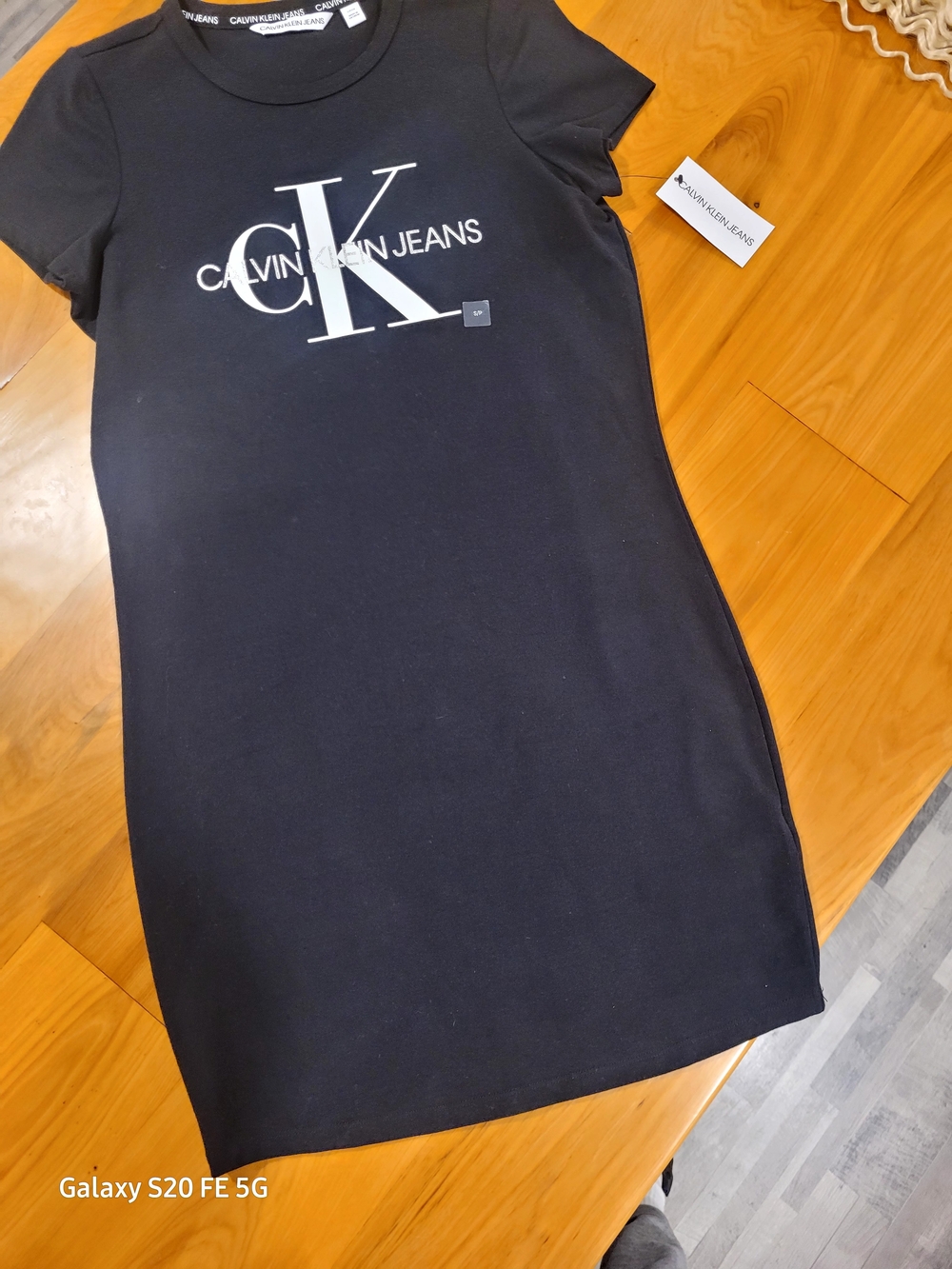 Calvin Klein Black T-Shirt with White CK Logo